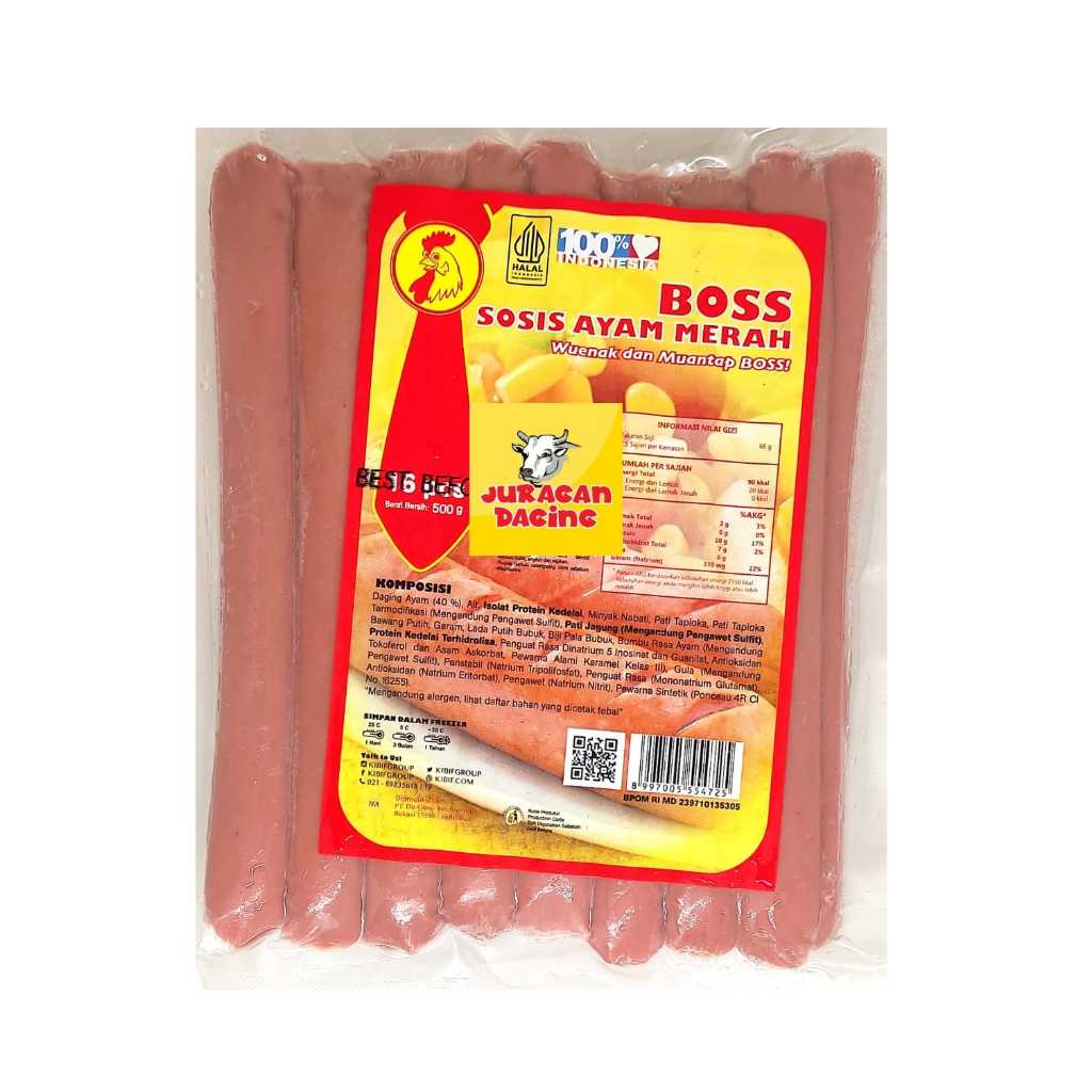 

Boss Sosis Ayam Merah 16pcs 500gr