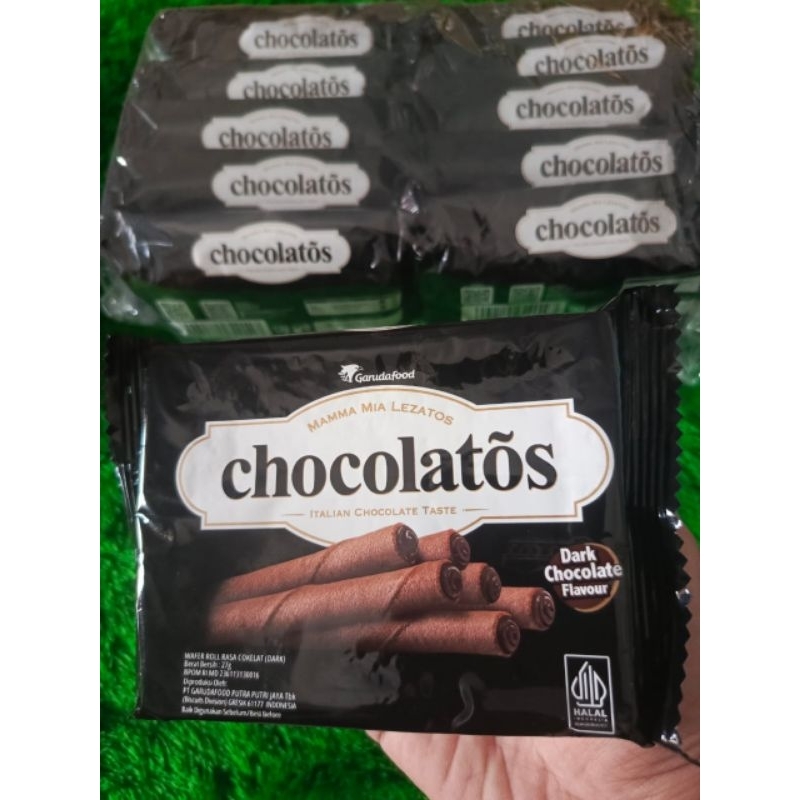 

Chocolatos 2000 1 plastik isi 10 bungkus