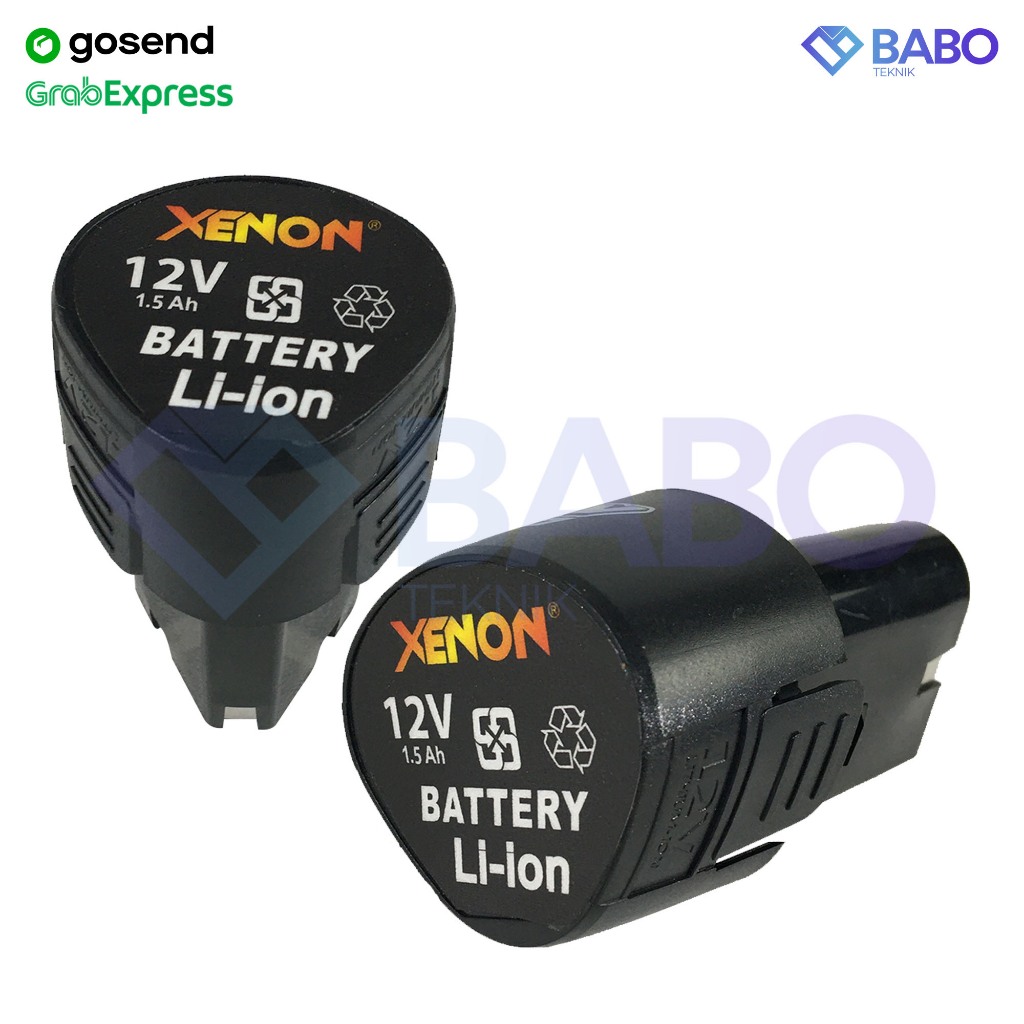 XENON Baterai 12V Mesin Bor Cordless Drill CDD500 CDD505 Cas Charger