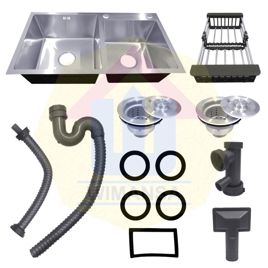 WMS-BAK CUCI PIRING ERNESTO ER 8245 - STAINLES STEEL