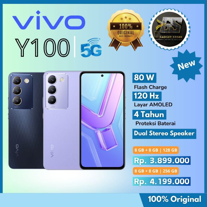 Vivo Y100 5G [8GB+8GB|128GB][8GB+8GB|256GB]