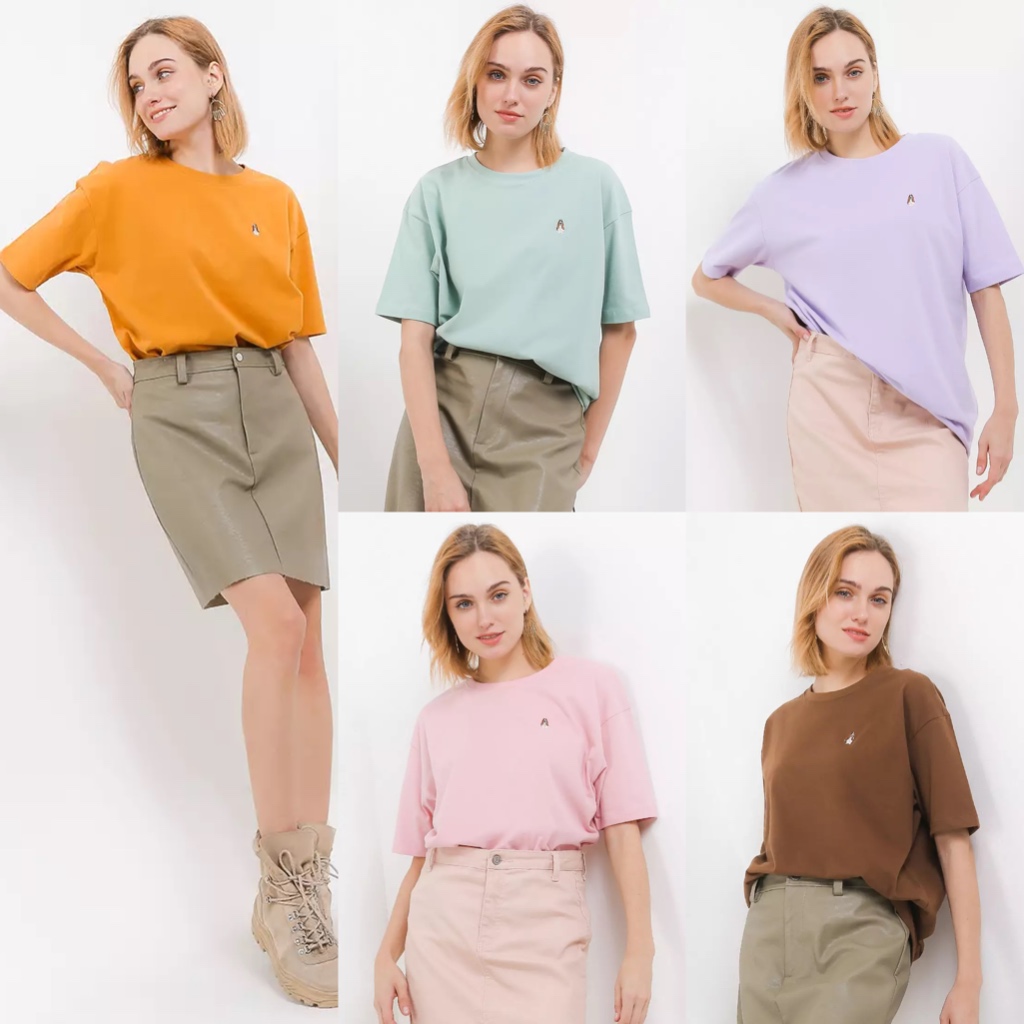 Hush Puppies Eilish 3 Original ( Kaos / Tshirt Wanita Oversized )