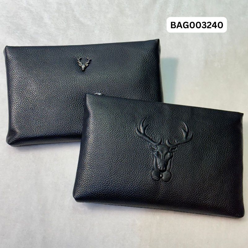 Tas Tangan HandBag Pria | Clutch Amplop | Kepala Rusa | Bahan Kulit Import