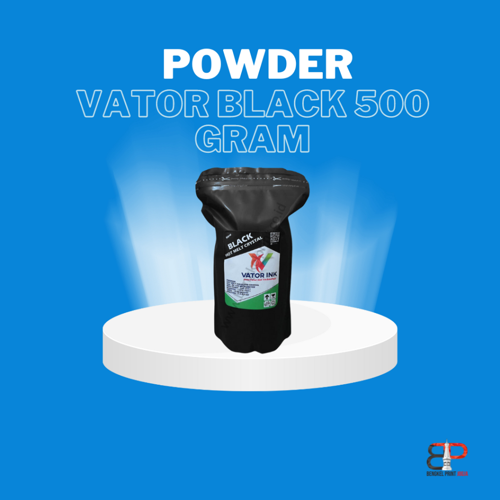 Vator Hot Melt TPU Premium Crystal bubuk Hitam 500 gram