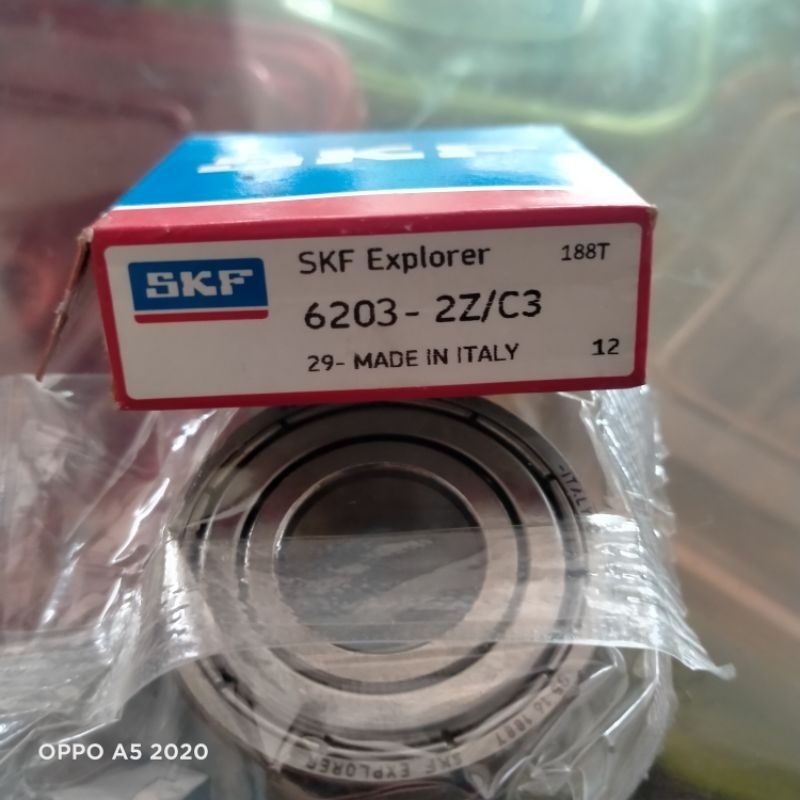 bearing6203 zz skf made in italy