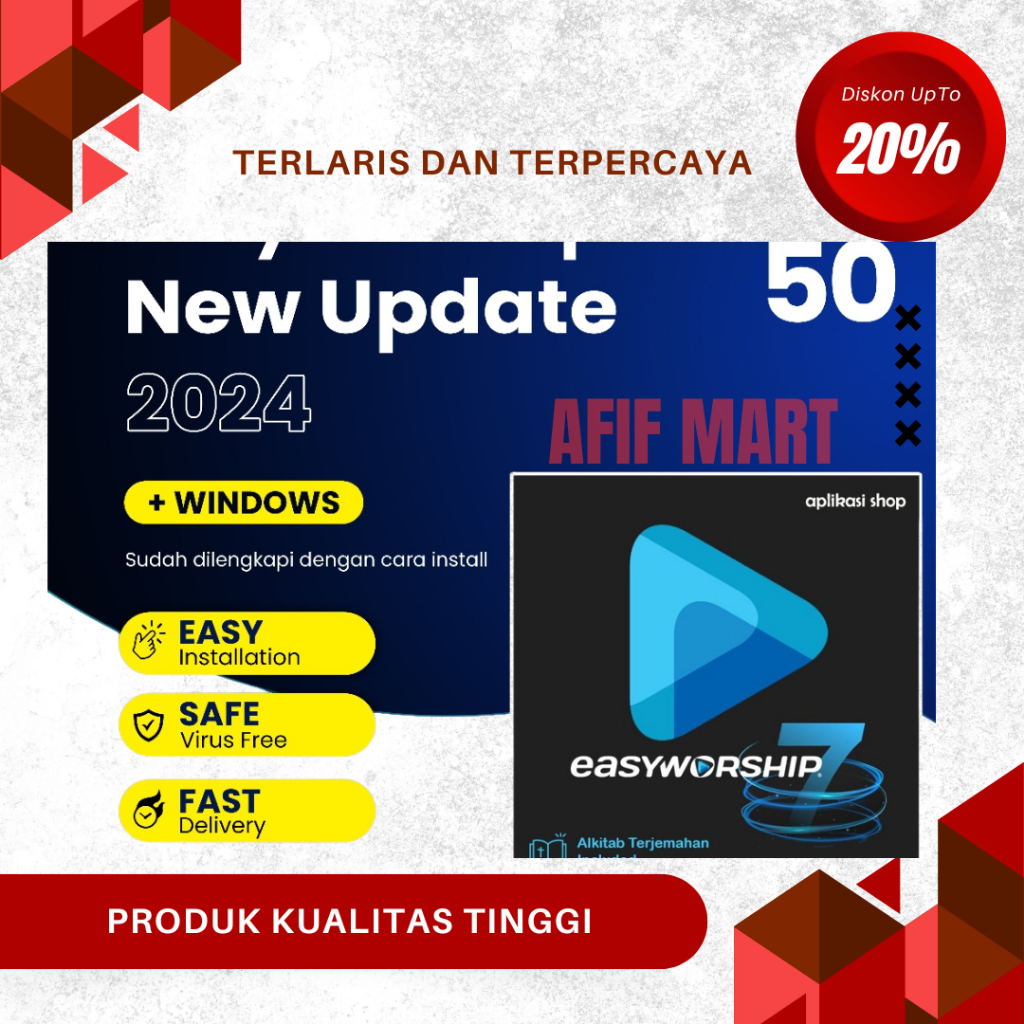 EasyWorship 7 Bonus Database Lagu dan Alkitab TB Lagu Full Version