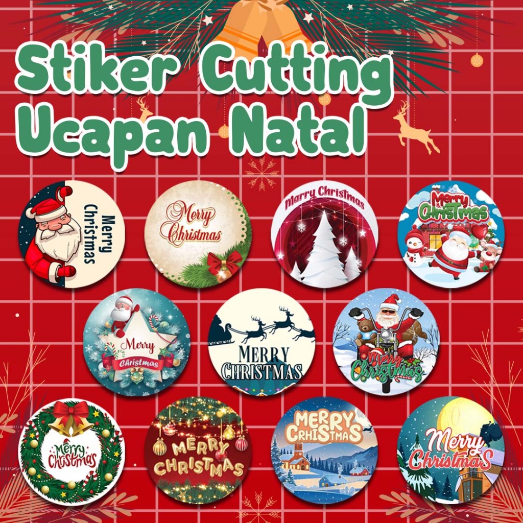 

STICKER TOPLES KUE KERING VERSI NATAL/ CHRISTMAS