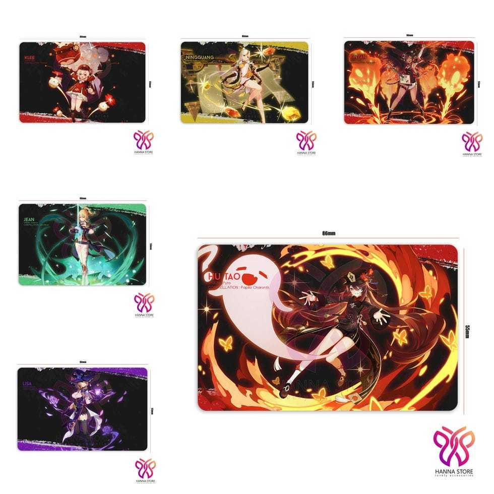 Magnet Tempelan Kulkas Anime gensin impact