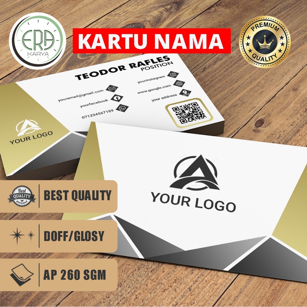 

Cetak Kartu Nama | Kartu Nama Premium | Berkualitas | Custom | Free Desain