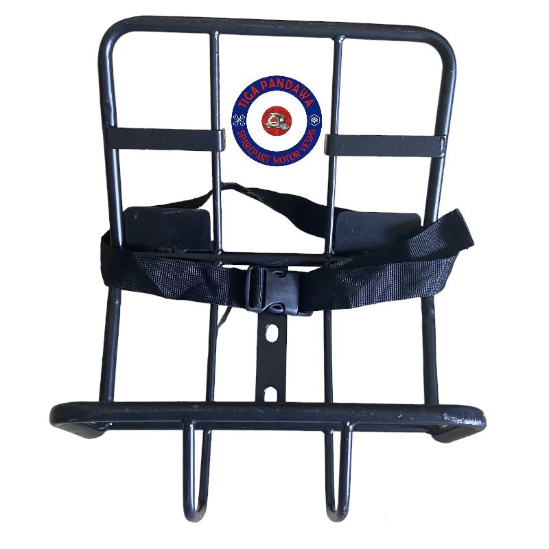 MIDDLE RACK VESPA RACK TENGAH HITAM VESPA SUPER, SPRINT, STRADA, PX, PTS