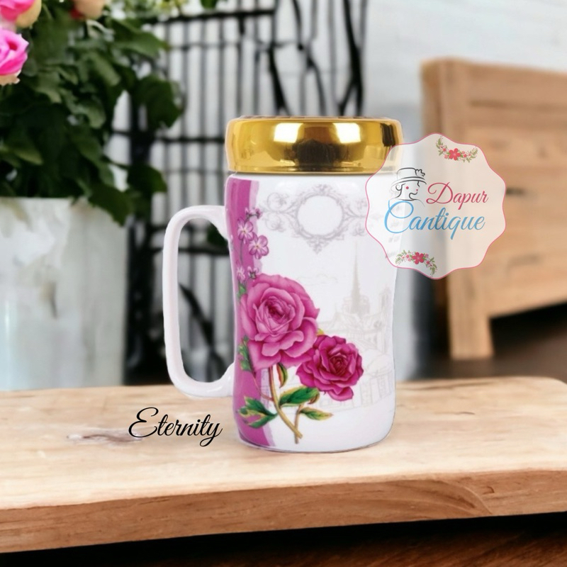 Mug Vicenza dengan Tutup - Mug Warm Y68