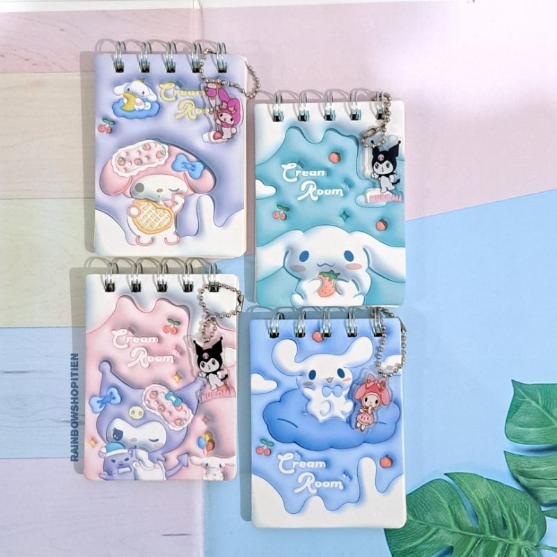 

Notebook / Buku Memo Sanrio Mini Spiral / Ring (014)