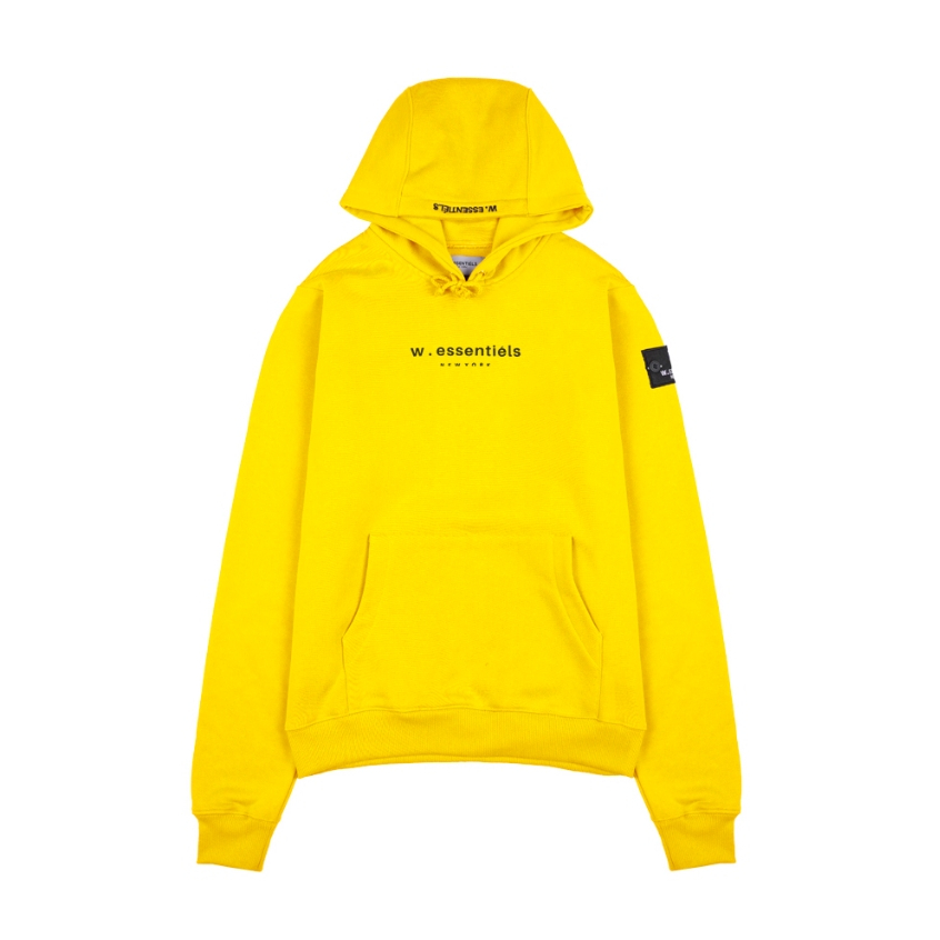 W Essentiels New York Hoodie Oversize Perrier Deux Yellow - 100% ORIGINAL RESMI