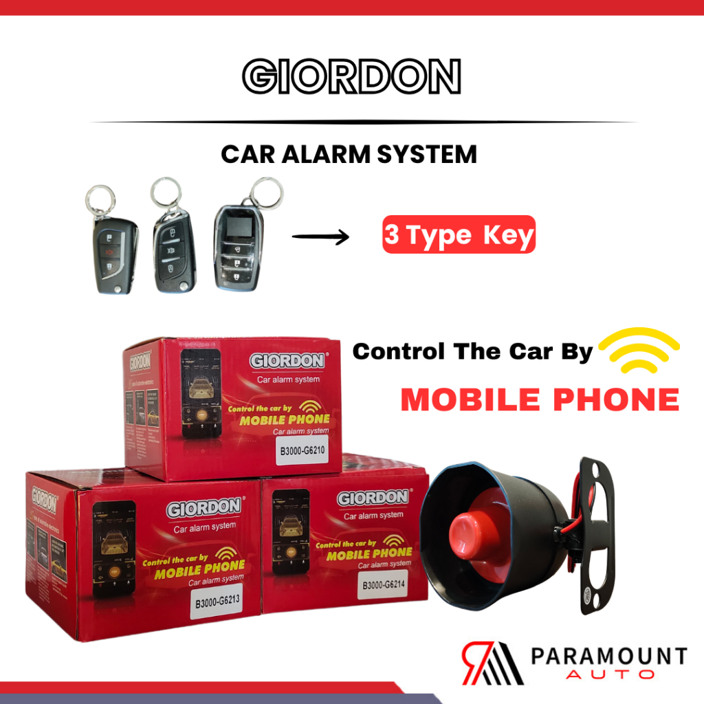 Alarm Mobil Mobile Phone / Alarm Mobil Universal / Remote Mobil / Alarm Car