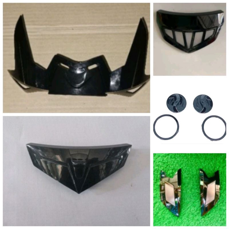 spoiler ventilasi helm mds prorider original