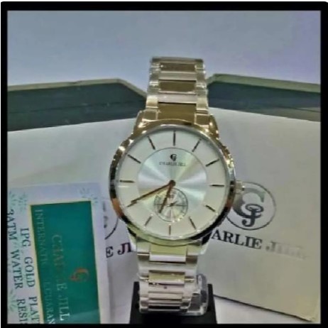 JAM TANGAN PRIA CHARLIE JILL 1614 Silver