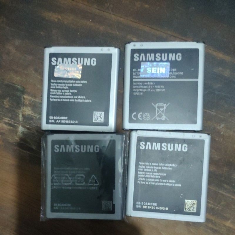 Baterai bekas samsung grand prime BG530CBE