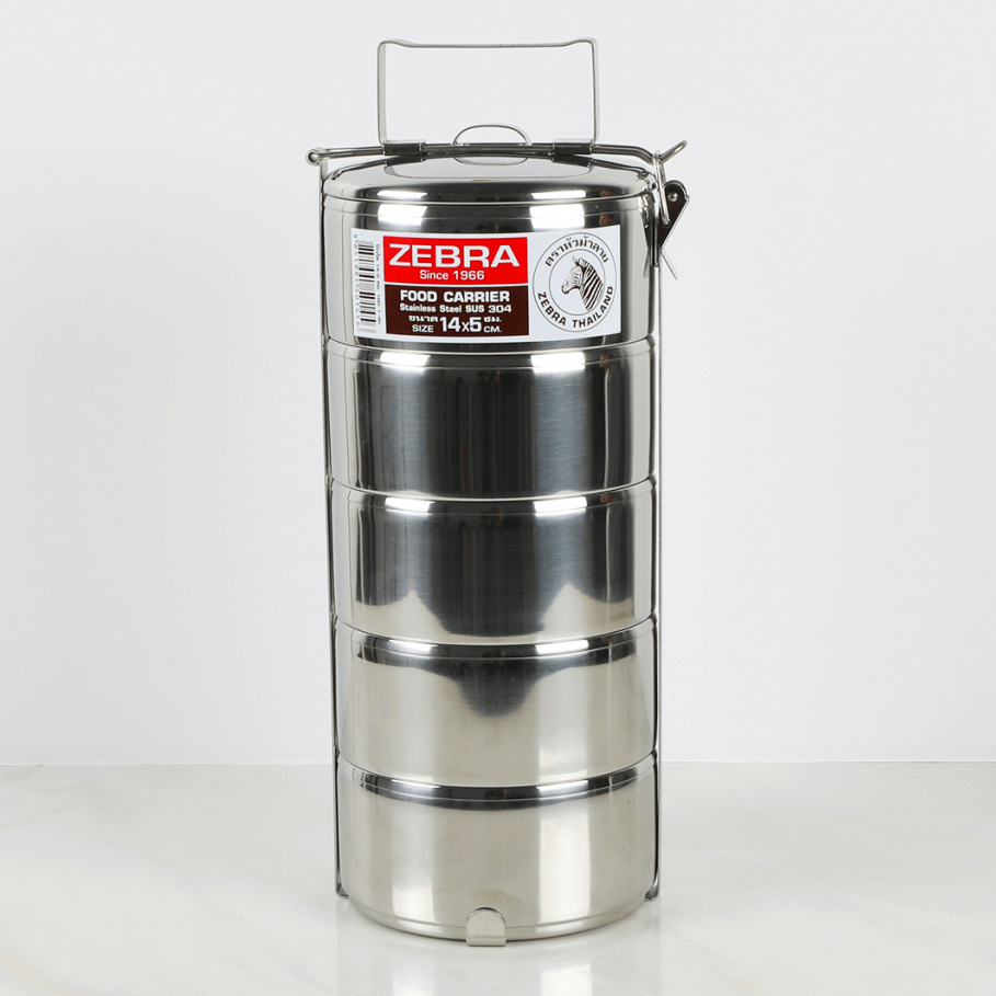 Rantang Susun 5 Stainless / Rantang Zebra Stainless / Rantang Susun Tebal Stenlis / Rantang Tebal St