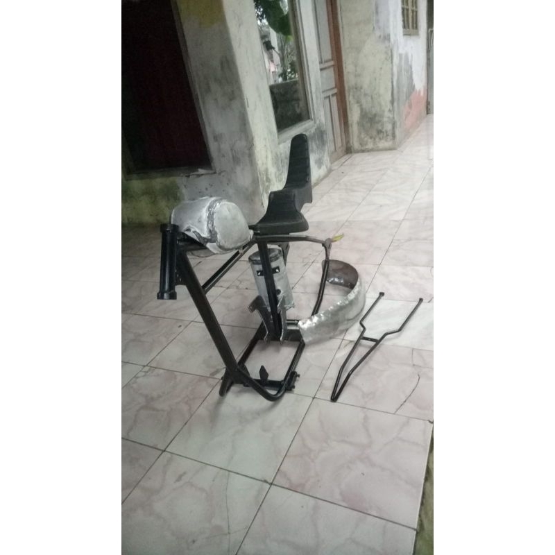 frame chopper frame fulset/Rangka chopper pnp honda/basic Tiger, glpro Megapro cb100