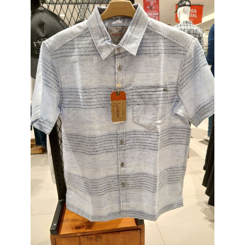 Kemeja lengan pendek Watchout ori