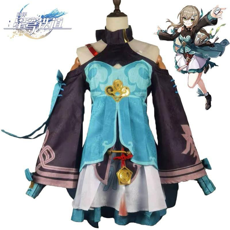 qingque honkai star rail hsr costume cosplay taobao import china
