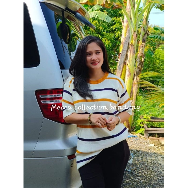 Christina Sweater Blouse Rajut Premium Longgar