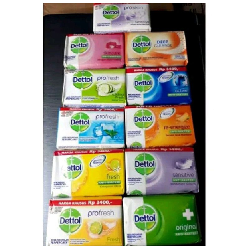 Sabun dettol batang 60 gr