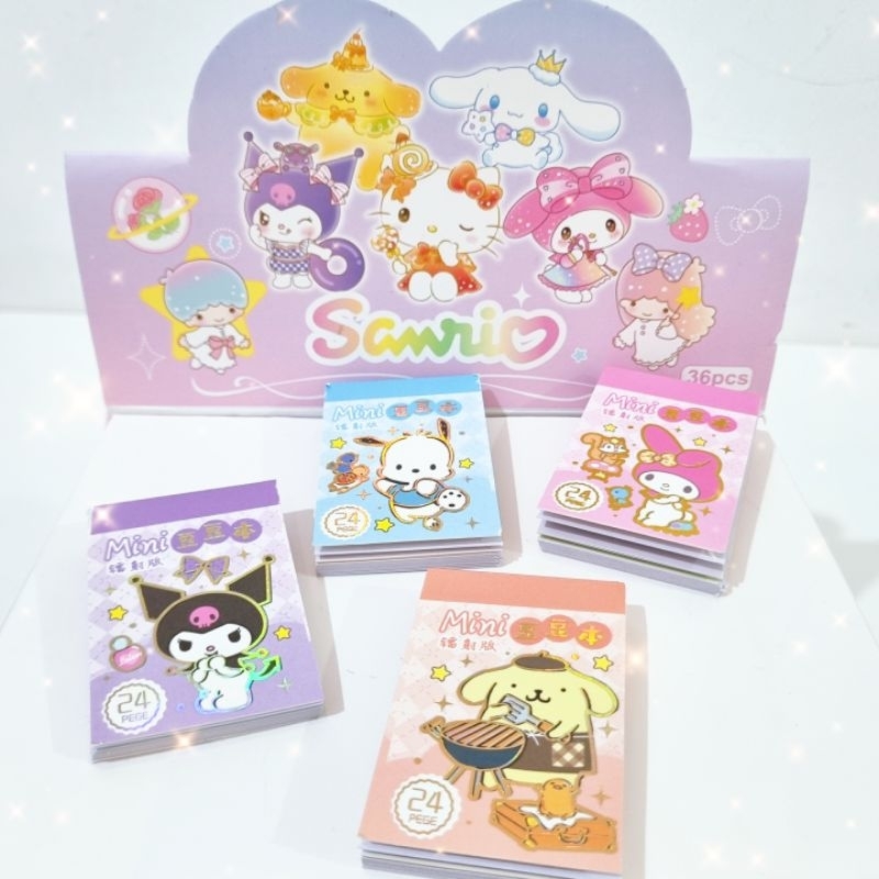 

Stiker Memo Ring Sanrio / Buku Stiker Sanrio / Stiker Roll Sanrio
