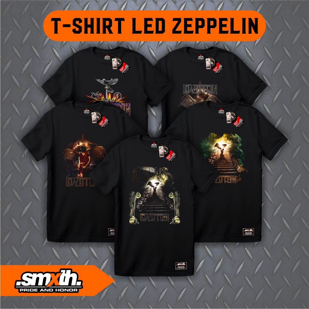 T-Shirt Music - T-Shirt LED ZEPPELIN - Kaos Musik LED ZEPPELIN - Baju Kaos LED ZEPPELIN