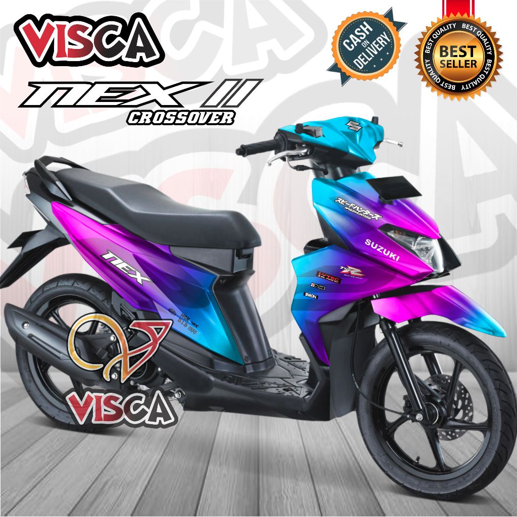 Decal Suzuki Nex 2 Full Body Stiker Motor Suzuki Nex Crossover Full Body Striping Suzuki Nex 2 Bungl