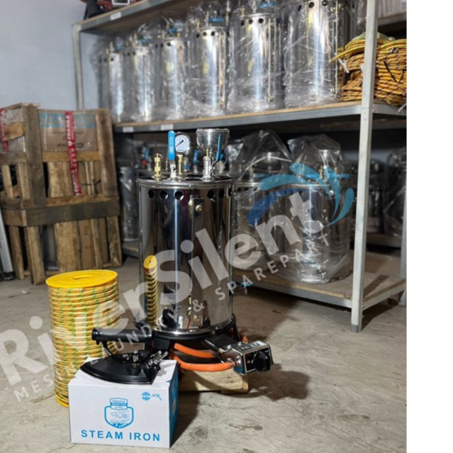 setrika uap boiler galaxy 10 liter