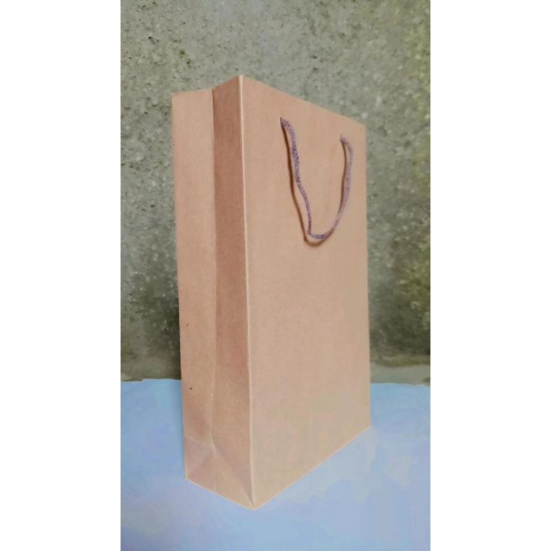 

PAPER BAG POLOS MURAH TAS KERTAS|TAS KADO|TAS HAJATAN|TAS BELANJA|UKURAN 15X8X25