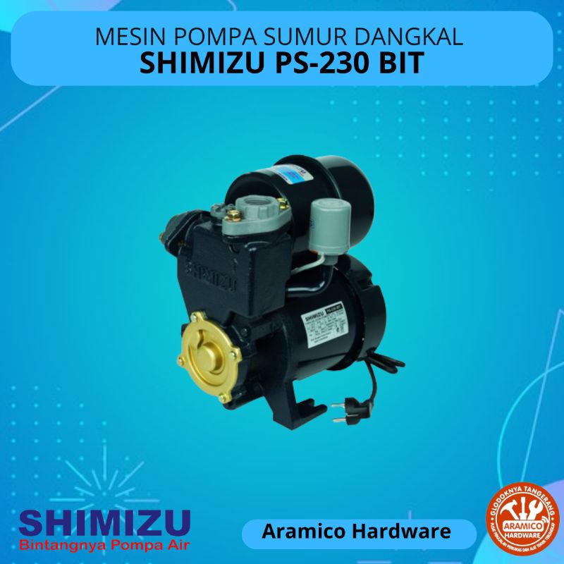 Pompa Air Sumur Dangkal Shimizu PS-230 BIT 200W Otomatis