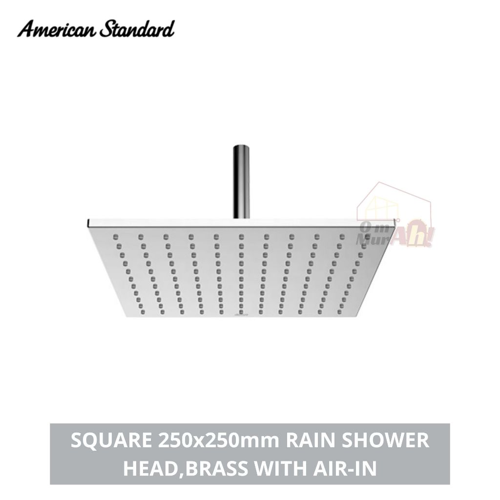 RAIN SHOWER HEAD SQUARE AMERICAN STANDARD | OMAH MURAH
