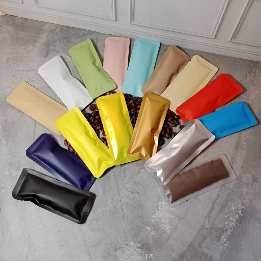 Kemasan Sachet Kecil 10gr | Sachet Stick 5cm x 12,5cm | Sachet Kopi Tubruk