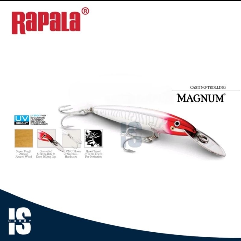 Lure Umpan Minnow Rapala Magnum 7cm 9cm 11cm CDMAG7 CDMAG9 CDMAG11