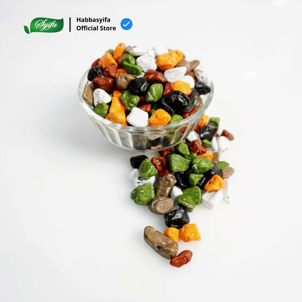 

Coklat Kerikil 1 Gram | Permen Coklat Arab Batu Original - Coklat Arab Import Coklat Parneo