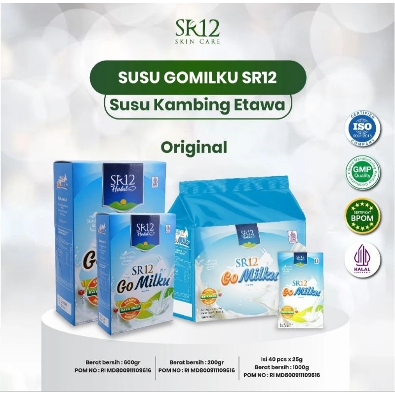 

GO MILKU SUSU SR12 ETAWA HALAL TERBAIK / SUSU KAMBING GOMILKU KUALITAS PREMIUM / GOAT MILK SUSUBUBUK BPOM / SUSU KAMBING MENINGKATKAN KESEHATAN & IMUN TUBUH / SUSU PROGRAM KEHAMILAN / ASI