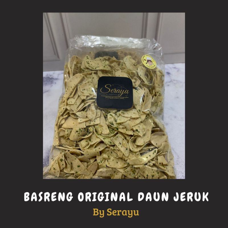 

1 KG Basreng Pipih Original Daun Jeruk By Serayu Khas Sukabumi