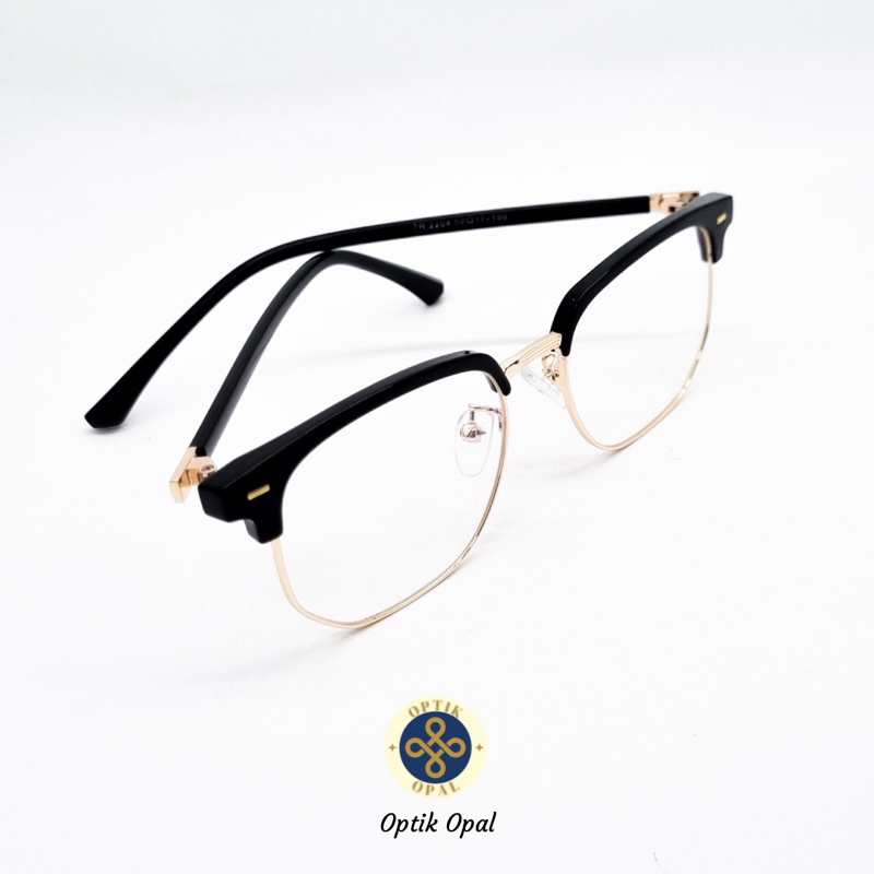 OPAL - KENZIE - Frame Kacamata Bulat Pria Wanita Unisex Frame Bulat Tebal Korea | Anti Radias | Blue