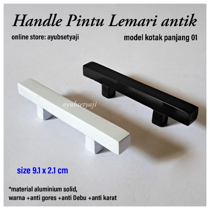Handle Pintu Lemari Kotak Gawang 01 knob meja Tarikan laci Furniture lemari Kabinet bufet minimalis 