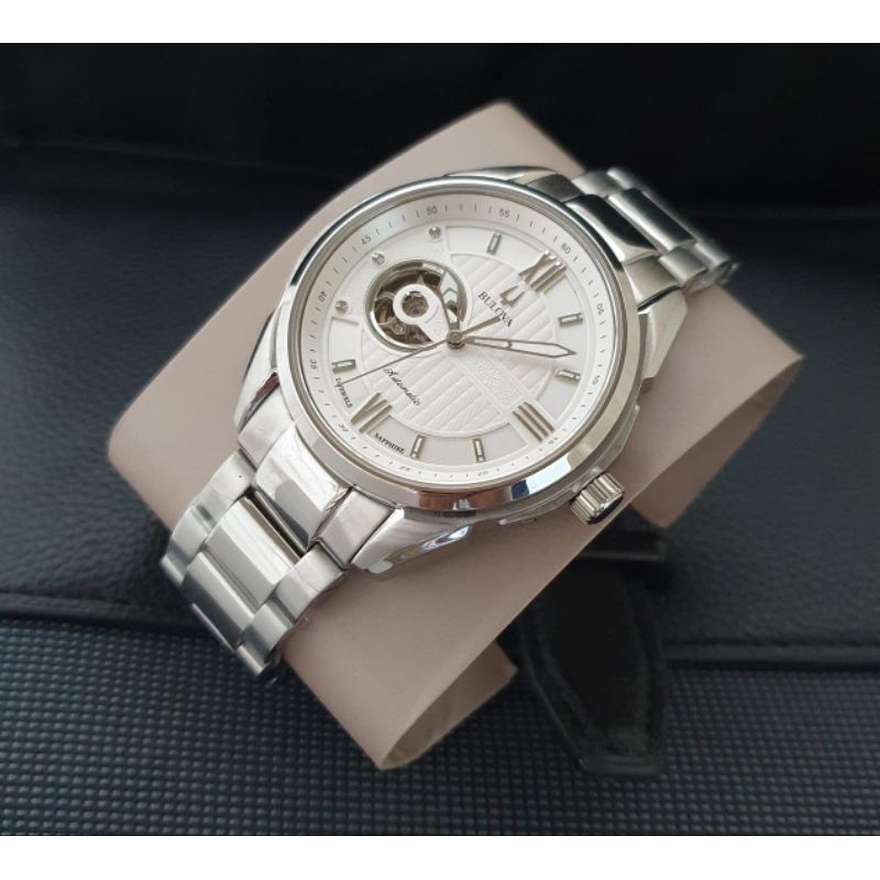 JAM TANGAN BULOVA PRIA AUTOMATIC STAINLES STEEL