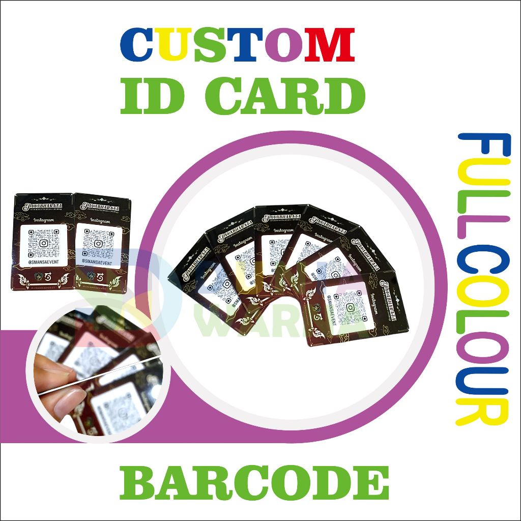 

CETAK ID CARD std ATM / CETAK ID CARD / MEMBER CARD / KARTU PEDAWAI / KARTU PELAJAR STANDAR
