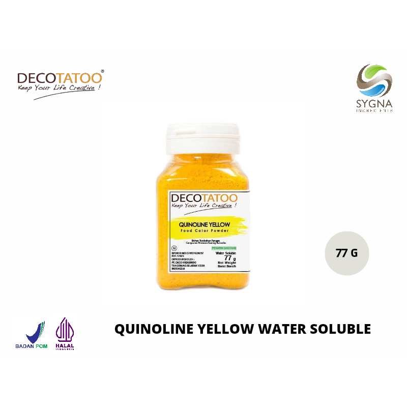 

Pewarna Makanan - Water Soluble Decotatoo - Quinoline Yellow Color