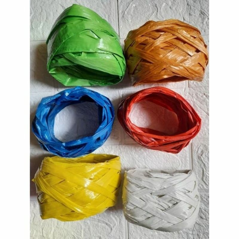 

(5 Meter)Tali Rafia Plastik Tali Rumput Jepang gulungan kecil