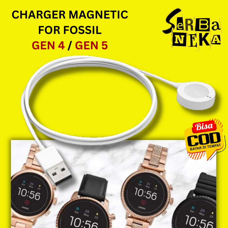 Charger Untuk Jam Tangan Fossil Gen 4 Gen 5 Magnetic Charging For Fossil Smartwatch
