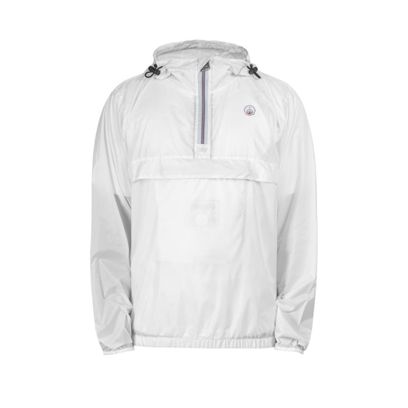 Prung Valerio Cagoule Jacket Waterproof Outdoor Jaket Olahraga Warna Putih