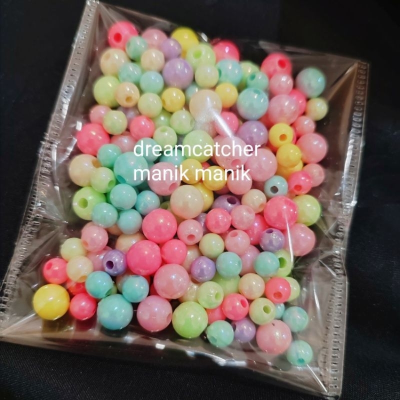 manik manik bulat pearl mix 6mm+8mm