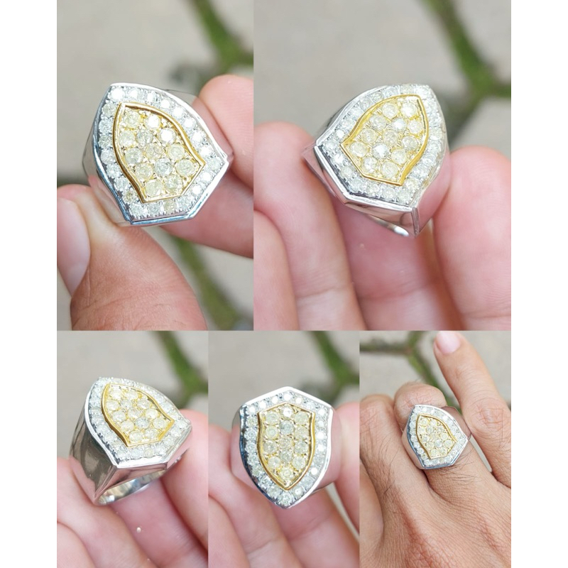 Cincin Perak Motip Terompah