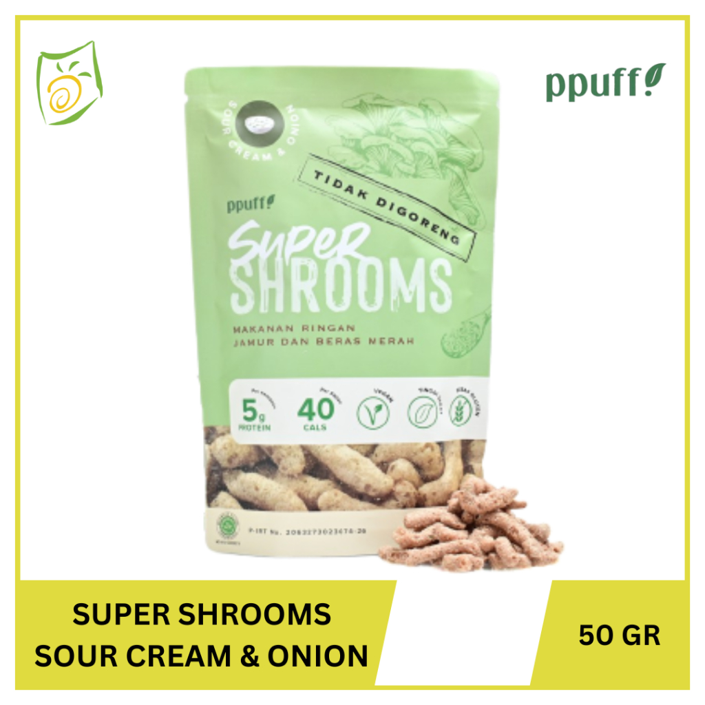 

Super Shrooms Sour Cream & Onion 50 Gr